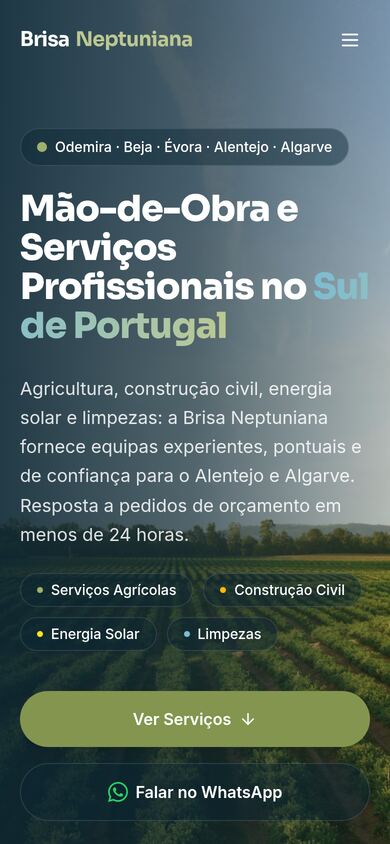 Brisa Neptuniana — versão telemóvel