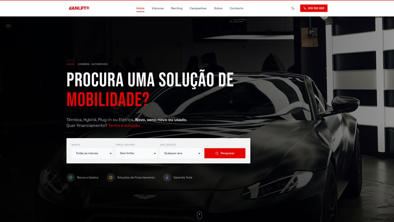 dANI.PT — versão computador