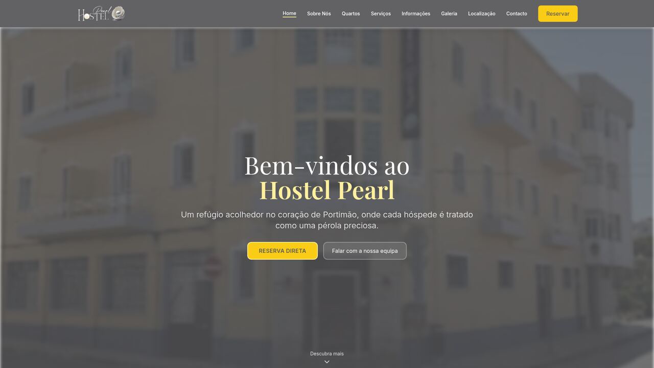 Hostel Pearl — versão computador