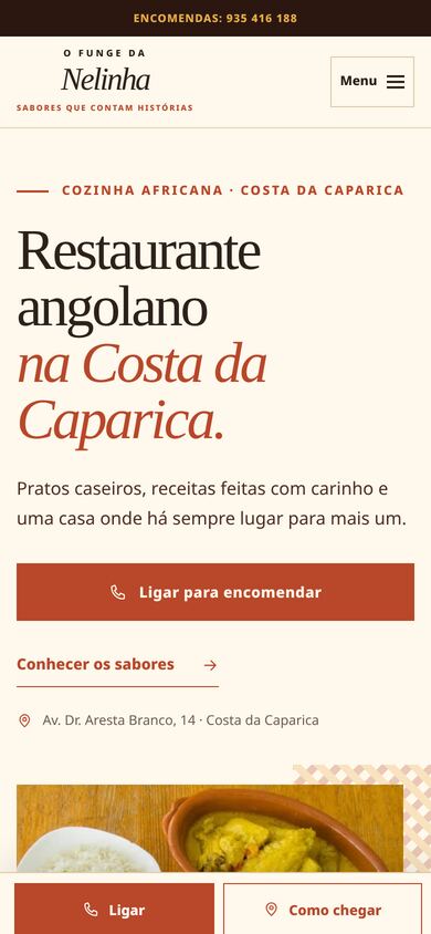 O Funge da Nelinha — versão telemóvel
