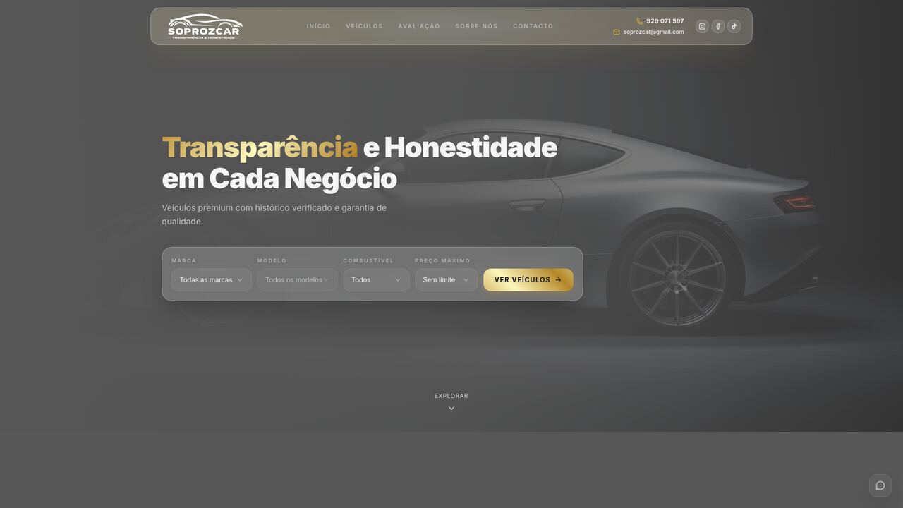Soprozcar — versão computador